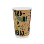 ΠΟΤΗΡΙ ΧΑΡΤΙΝΟ ''ENJOY'' 16oz (DW) 16ΤΕΜ