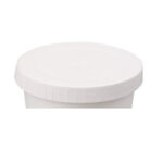 ΚΑΠΑΚΙ FLAT ΜΕ ΤΡΥΠΑ 90mm ΧΑΡΤΙΝΟ ΛΕΥΚΟ ΓΙΑ ΠΟΤΗΡΙ ΧΑΡΤΙΝΟ 14oz - 16oz 50ΤΕΜ